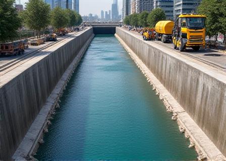 Limpieza anual de canales fluviales